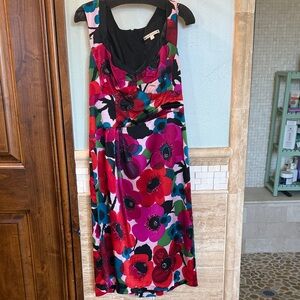 Nanette Lepore Vibrant Floral Midi Dress